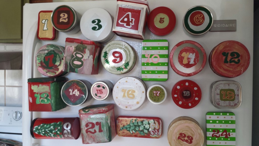 advent calendar magnets