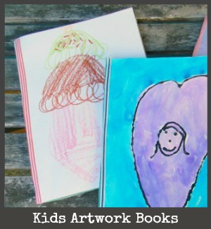 kids artwork books title