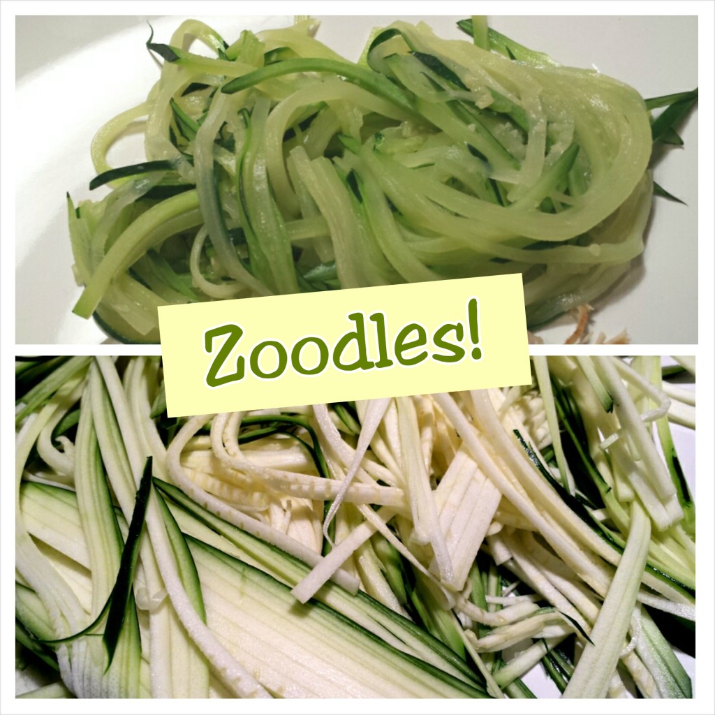 zoodles are zucchini squash sliced into thin noodles