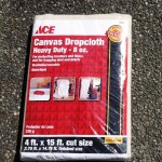 canvas strandwindbreak gebruikmakend van canvas dropcloth