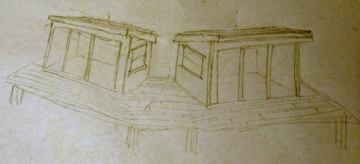 cabin sketch